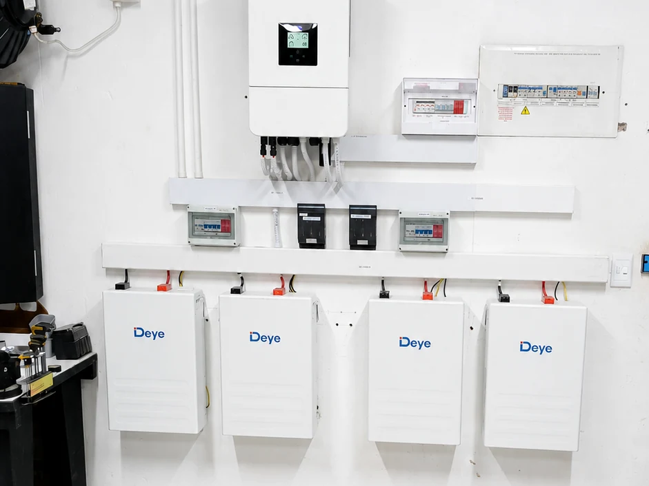 Completed Deye inverter and battery installation by BCG Energy